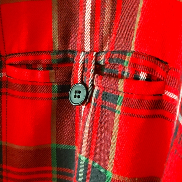 Vintage Red Plaid Dress - Picture 11 of 14